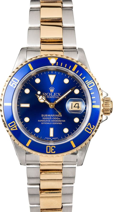 gold silver and blue rolex|blue gold rolex submariner price.